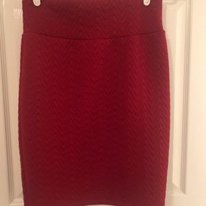 LuLaRoe Madison quilted skirt. Size medium.